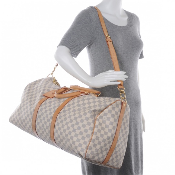 ✨AZUR TRAVEL 45✨ Keepall Bandouliere Damier Bag! - Picture 8 of 8